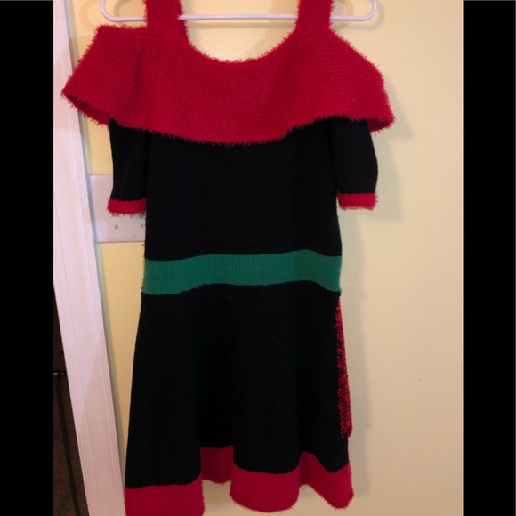 Pre-owned. United States Sweaters. Christmas Elf sweater dress - Picture 2 of 5